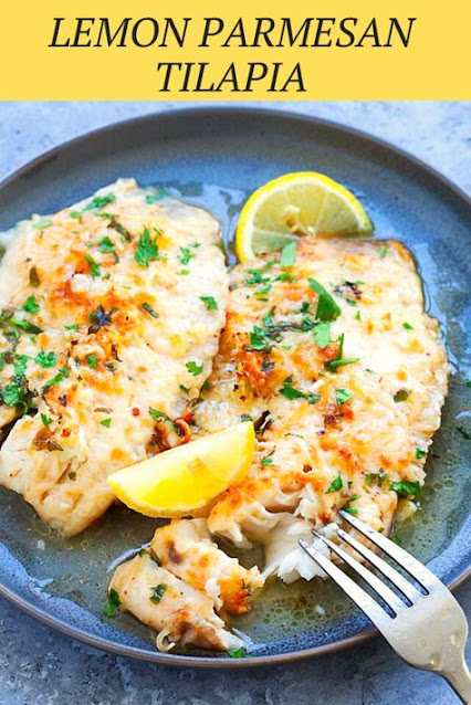 LEMON PARMESAN TILAPIA