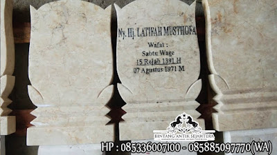 Jual Nisan Kuburan Marmer, Nisan Makam Muslim, Harga Nisan Marmer Murah