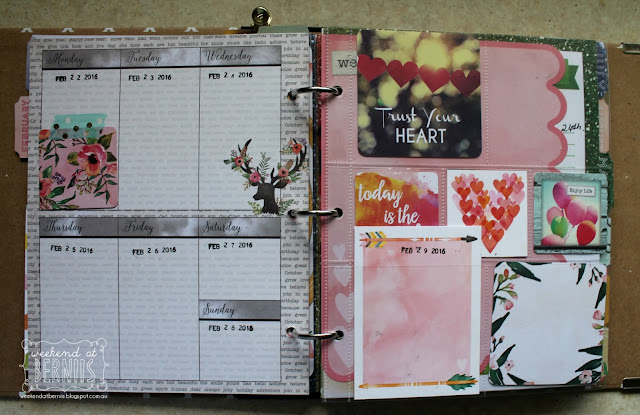Calendar Girl Misc Me planner by Bernii Miller for BoBunny.