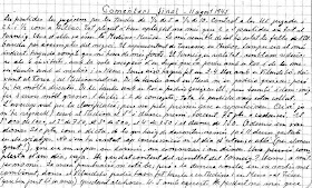 Comentarios manuscritos por Vicenç Vallés sobre el IV Torneo Internacional de Ajedrez de Sabadell 1945