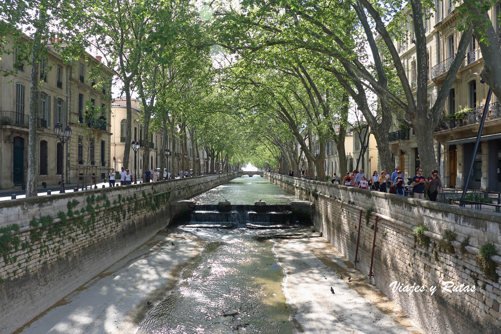 Quai de la Fontaine, Nimes