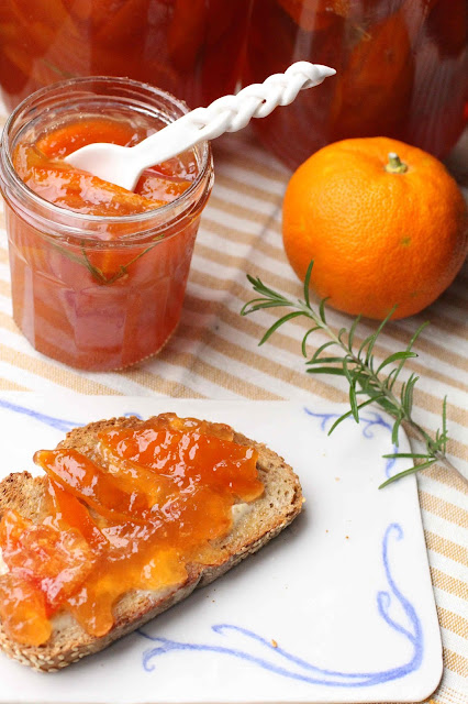 confiture orange romarin