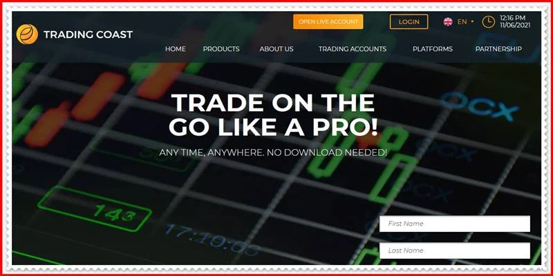 [Мошеннический сайт] trading-coasst.com – Отзывы, развод? Лохотрон, мошенники!