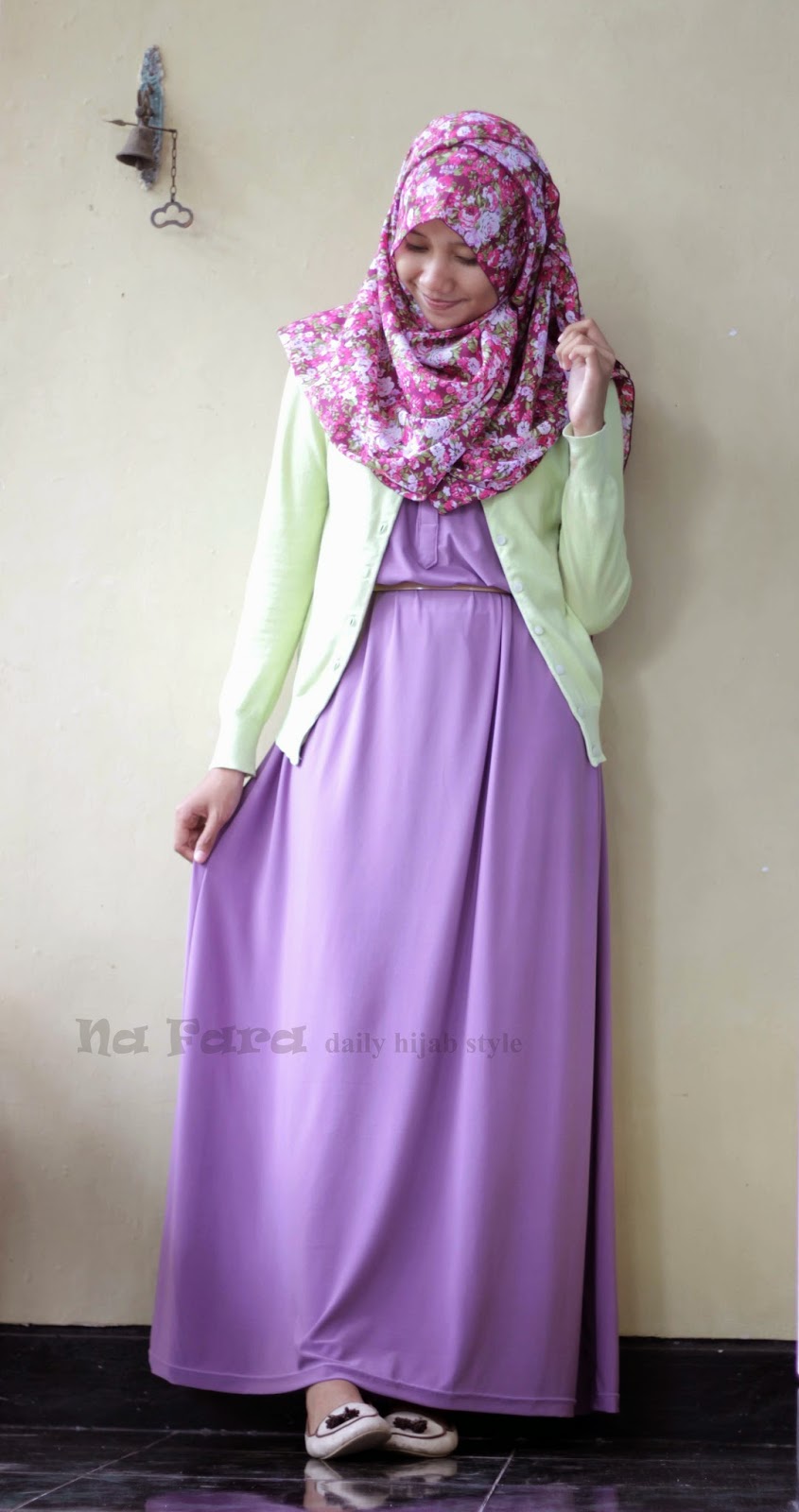 NA FARA daily hijab style maxi dress polos 