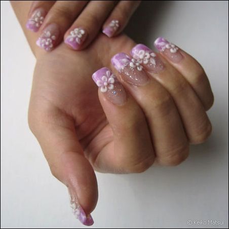 Japanese Nail Art Designs, 3D Nail Art, Acrylic Nail Art