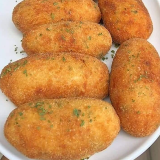 Bolinho de Bacalhau Ideias de Almoço Dia dos Pais