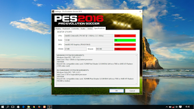 Cara Mudah Mengatasi GPU, VRAM Yang Tidak Terdeteksi PES 2016