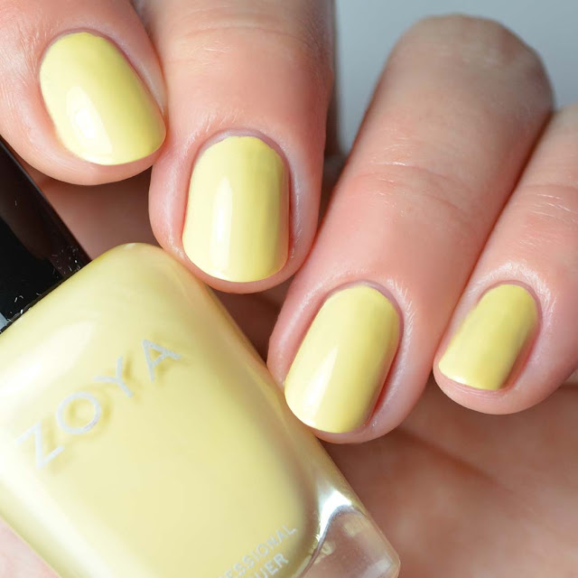 yellow nail polish