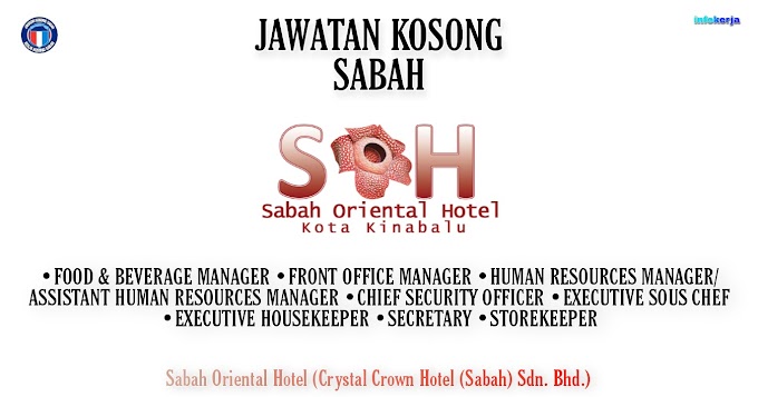 Jawatan Kosong Sabah Oriental Hotel 