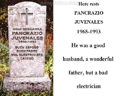 funny epitaphs. Rest In Peace