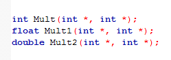 simple pointer multiplication example c++ code