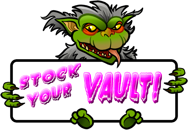 The B-Movie News Vault's Stock Your Vault Logo!