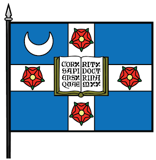 Lancaster Catholic High School flag coat of arms