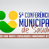 A Prefeitura de Jaguarari realizará a 5ª Conferência Municipal de Saúde