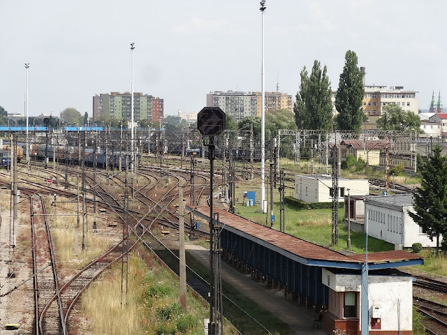 Widok na torowisko stacji Kielce Herbskie