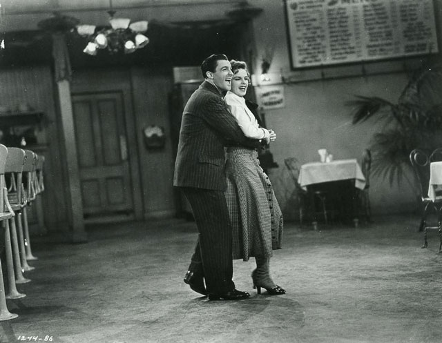 Judy Garland and Gene Kelly rehearsing, 26 March 1942 worldwartwo.filminspector.com