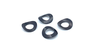 Custom Steel Spring Washers - Black Oxide Finish