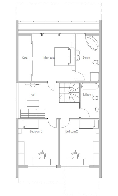 Contemporary Home Plan CH156