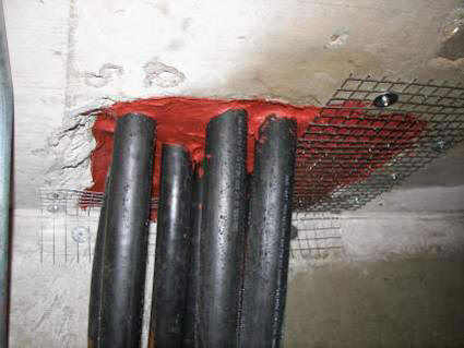 FIRESTOP MATERIAL untuk shaft dan lubang kabel