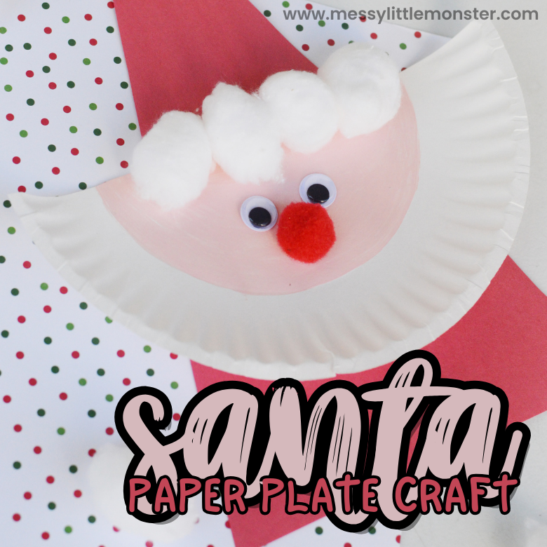 paper plate santa craft