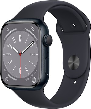 Packed with Features: Apple Watch Series 8 (GPS) 45mm Aluminum Case MNUL3LL/A