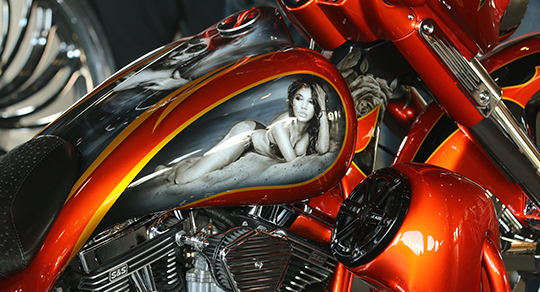 custom painter -for motorcycles