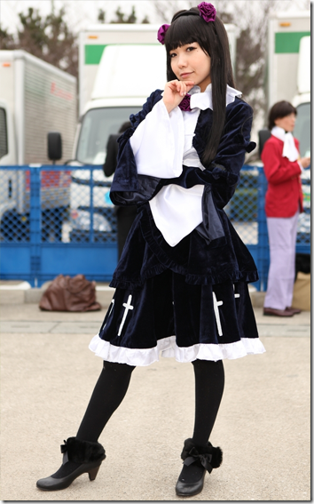 ore no imoto ga konna ni kawaii wake ga nai cosplay - goko ruri aka kuroneko 3 from winter comiket 2010