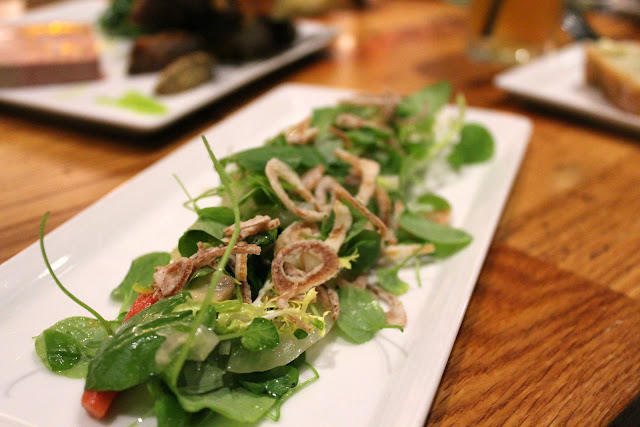 Watercress salad at Catalyst, Cambridge, Mass.