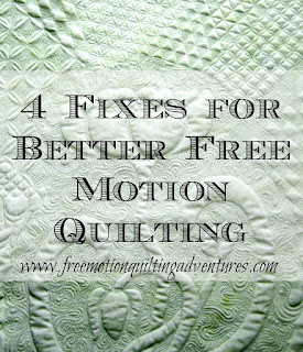 Amy's Free Motion Quilting Adventures 4 Fixes