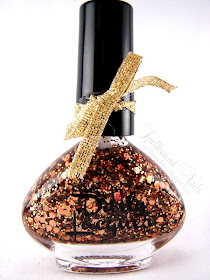 Maple Syrup from the Daily Lacquer nails nailart nail art polish mani manicure Spellbound Maple Syrup Buddy the Elf Collection Daily Lacquer Lacquerista brown bronze gold orange red glitter Indie black Sally Hansen China Glaze green flash giveaway winner Holy Day Holy-Day Chocolate Creme