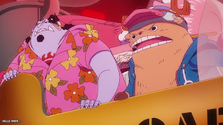 ワンピース アニメ エッグヘッド編 1101話 チョッパー ジンベエ ONE PIECE Episode 1101