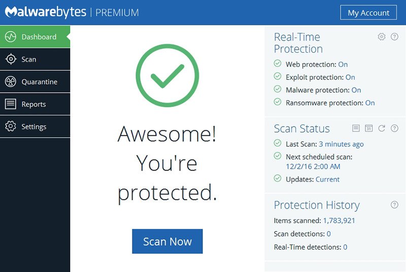 Anti Virus, Malwarebytes Premium, Software,  Anti Malware