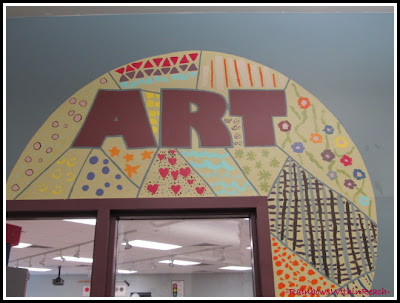 photo of: Art Room Door Welcome 