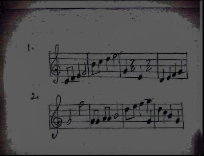 gambar ilustrasi notasi musik