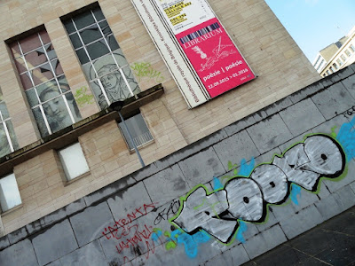 Graffiti à Bruxelles, Mont des Arts, byrrh