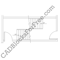 Free AutoCAD Blocks Stairs