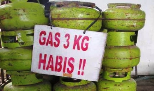 Stok Gas LPG 3 Kg Habis, Di Pasaran Benteng Selayar, 