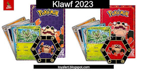 McDonalds Pokemon 2023 world set contains extra 2 packs featuring Klawf character vs US set that only has 5 characters