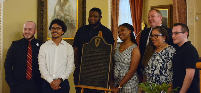 Reveal of the Ponce de Leon sit-in commemorative marker at Flagler College