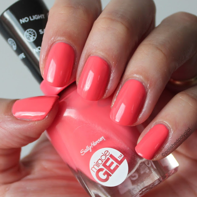 Longevity test for Sally Hansen Miracle Gel -No lamp- 
