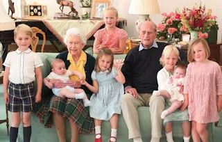 Prince Philip and his great grandchildren