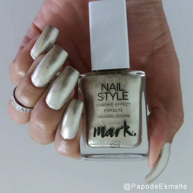 Esmalte Dourado Chrome - Avon Mark