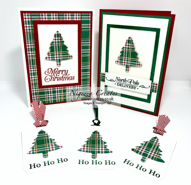 Nigezza Creates with Stampin' Up! and Wrapped In Plaid and Perfectly Plaid 