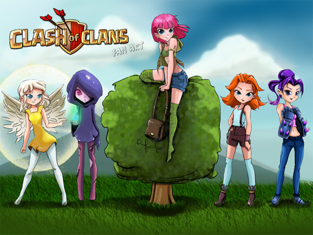 Pasukan Wanita COC Healer Witch Archer Valkyrie Dan Pekka