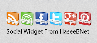 Social widget for blogger 
