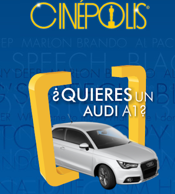 Premio Audi A1 Promocion cinepolis TNT Mexico 2011