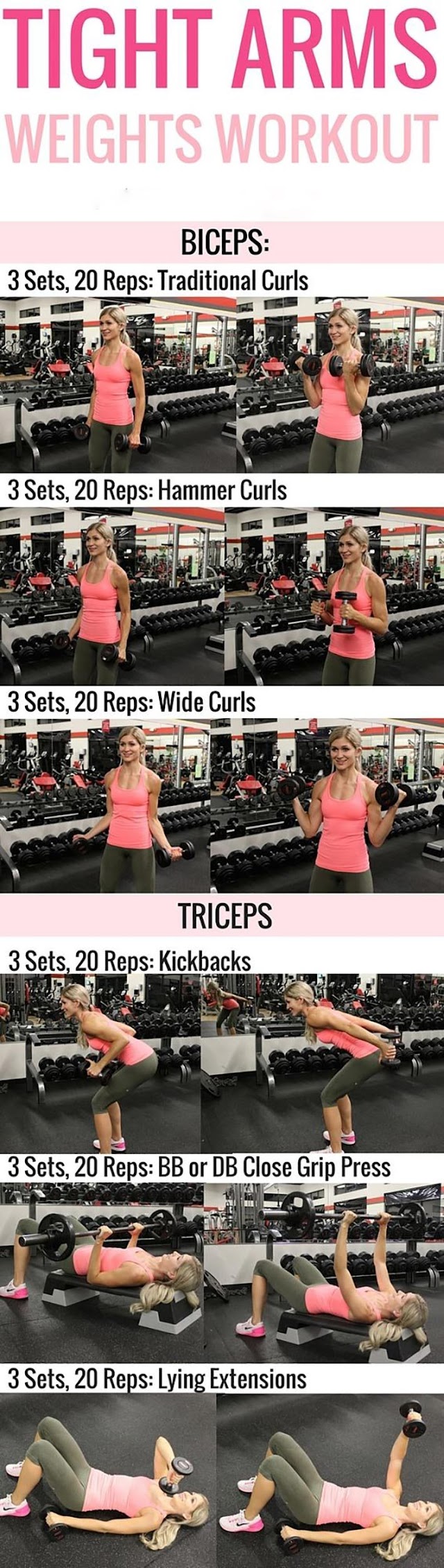 Tight Arms Weights Workout