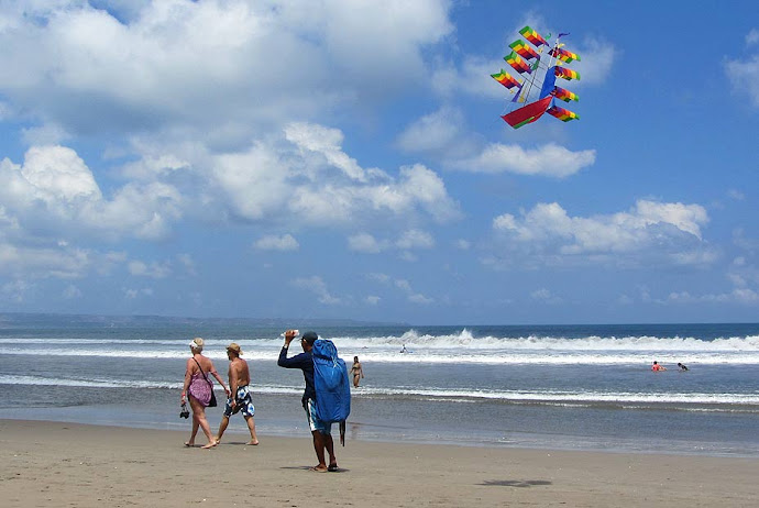 Cometa en la playa