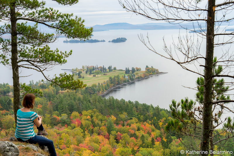 Mount Kineo View of Mount Kineo Golf Course Maine Hiking Moosehead Pinnacle Pursuit