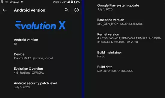 EvolutionX rom